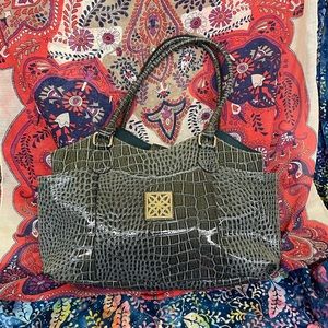Large Snakeskin Shoulder Bag